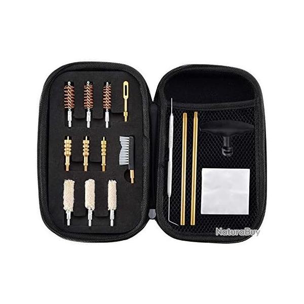 Kit de Nettoyage Universel pour Pistolets - Calibres .357/.38/9MM, .40, .45