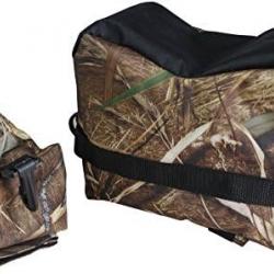 Sac d'Appui Camouflage Savage Island - Support Repose Fusil pour Stabilité et Protection