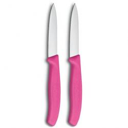 Victorinox 6.7606.L115 Fushia Couteau d'office par paire