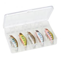 KIT SERT MINNOW 50MM LOT DE 5 LEURRES + BOITE