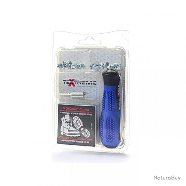 KIT DE CLOUS TUNGSTEN + OUTIL POUR CHAUSSURE WADING SEMELLE FEUTRE