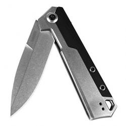 Couteau Kershaw Oblivion A/O Lame Spear Point Acier 8Cr13MoV Manche Polymère/Acier Framelock KS3860