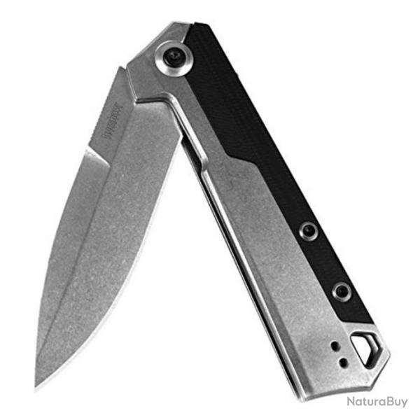 Couteau Kershaw Oblivion A/O Lame Spear Point Acier 8Cr13MoV Manche Polymre/Acier Framelock KS3860