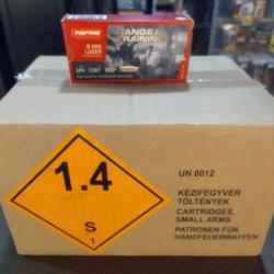 Lot de 1000 munitions norma 9mm luger fmj 124gr/8g