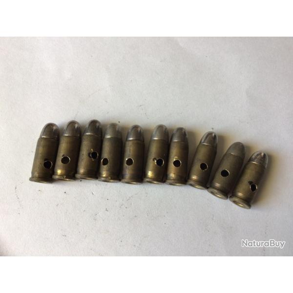 VENDU PAR LE-CUIRASSIER  N1 LOT DE 10 BALLES CALIBRE 7,65 MM