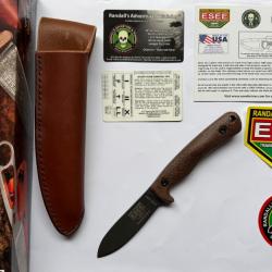 ESEE Ashley Emerson Game  unique acier 1095