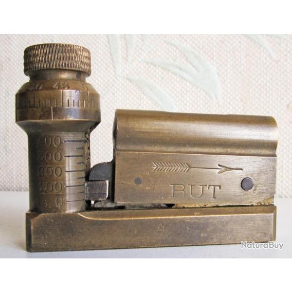 NIVEAU DE TIR COURBE pour Mitrailleuse HOTCHKISS. 14/18