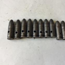 VENDU PAR LE-CUIRASSIER N° 2 LOT DE 10 BALLES  CALIBRE 7,65 MM LONG  1943/1944/1945