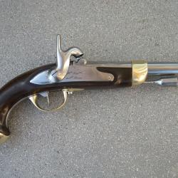 EXCEPTIONNEL PISTOLET 1822 T BIS de cavalerie.