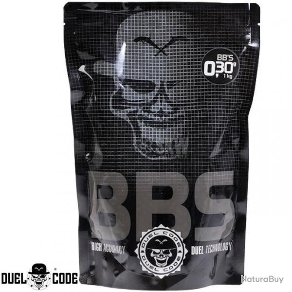 Billes Airsoft 6mm 0.30g Blanches - Duel Code - 1 kilo