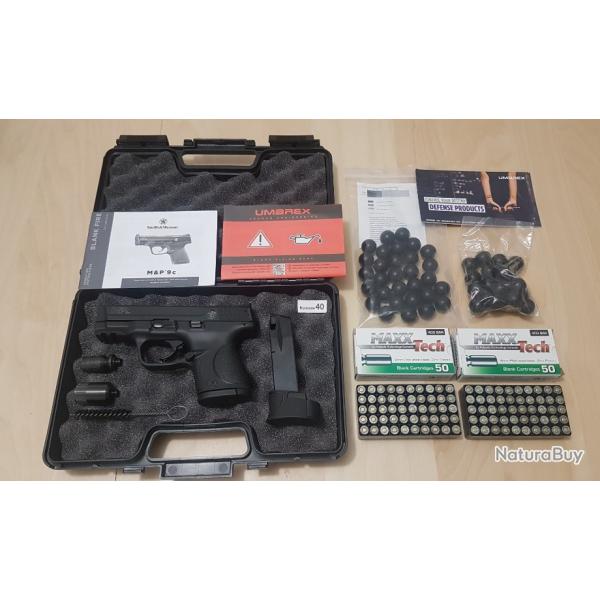 Neuf jamais tir Pistolet Smith & Wesson M&P9C - 9mm PAK Pack Umarex