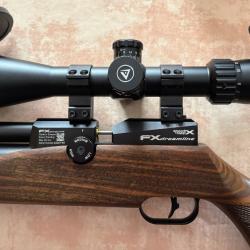 FX AIRGUN  DREAMLINE 19,9 JOULES NOYER GRADE A CALIBRE 4,5 mm CANON 500mm + LUNETTE VAILANT 4x16x50