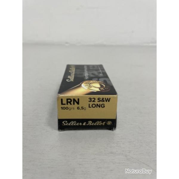 !! NEUF !! BALLES SELLIER & BELLOT CALIBRE 32 S&W LONG LRN 6.5gr PAR 50