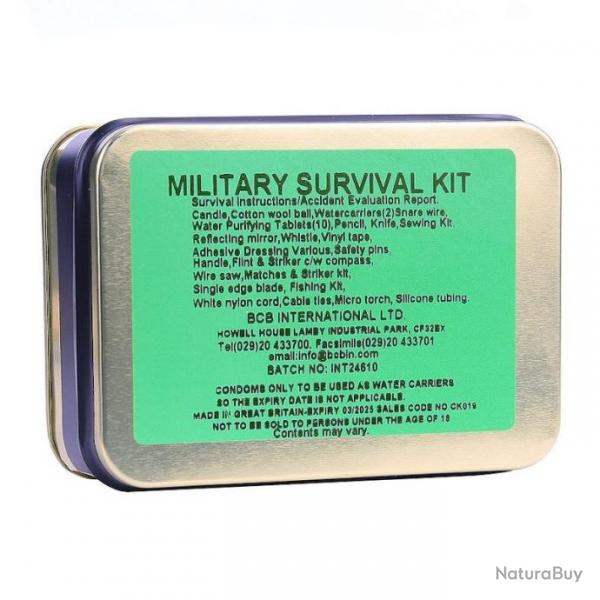 Kit de survie BCB Military Survival Kit