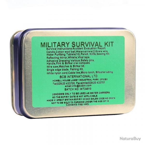 Kit de survie BCB Military Survival Kit