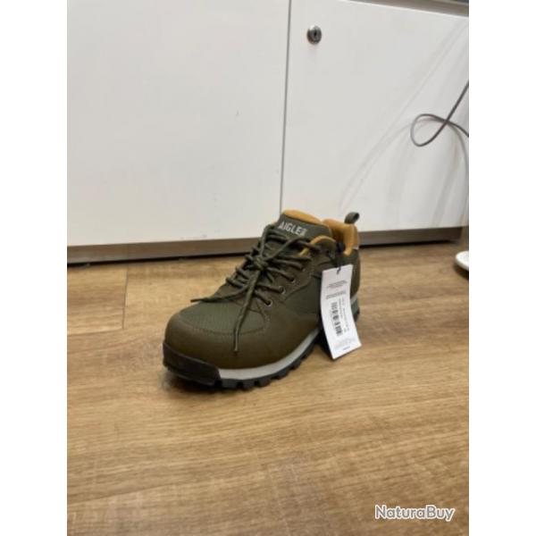 Destockage! Chaussure Aigle 1853 Plutno 2MTD Kaki/S   57366