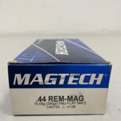 !! NEUF !! BALLES MAGTECH 44Rem Mag FMJ-FLAT 15.55gr PAR 50