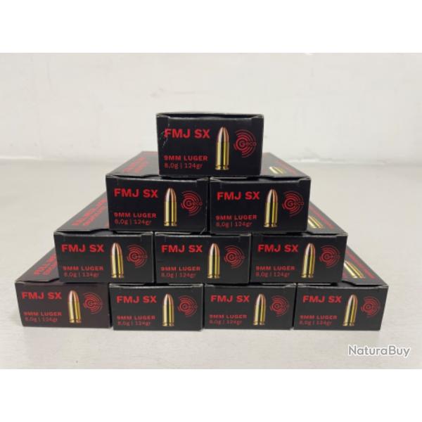 !! NEUF !! BALLES GECO 9x19MM PARA FMJ 124gr PAR 500