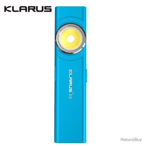 Lampe de poche de travail Klarus E5 - 470 Lumens - Bleu Clair