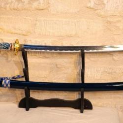 REPRODUCTION d'un sabre Chinois katana TACHI au dragon lame aiguisée - ref EBR24JAP008