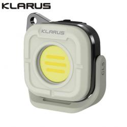 Lanterne de camping Klarus CL5 - 650 Lumens - Compacte légère, Rechargeable - BLANC