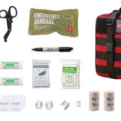 Kit de premier secours rouge