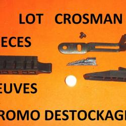 LOT pièces carabine CROSMAN ancien modèle - VENDU PAR JEPERCUTE (S20J183)