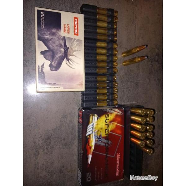 balles 338 WM 17 norma orix 230gr + 11 hornady sst 230 gr