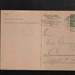 entier postal 1942 adolf hitler posté de berlin