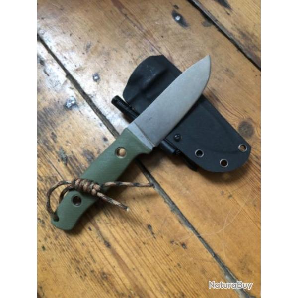 Couteau de bushcraft D2 BlackFox Vesuvius