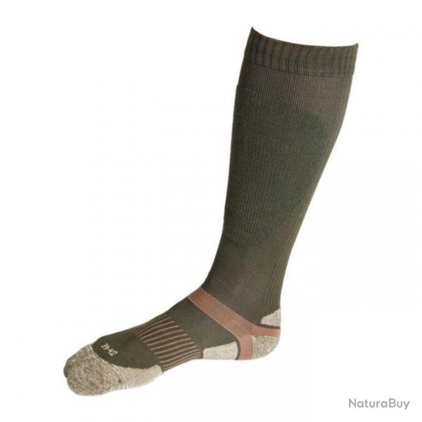 Chaussettes Mi-bas Trekking Hiver Thermolite Vert 35/38