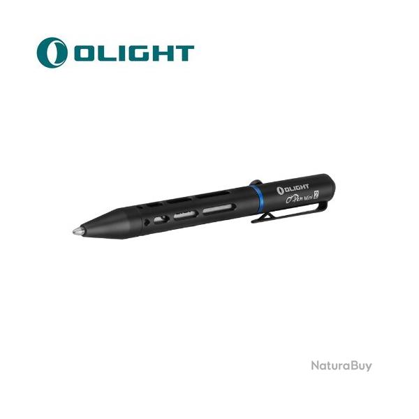 Olight O'Pen Mini 2 - Stylo et Crayon 2 en 1  bouton type S - Noir