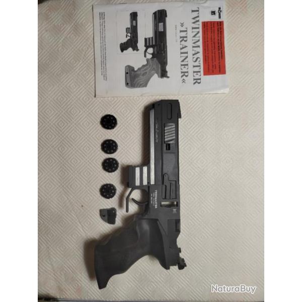 Rohm Twinmaster Trainer Cal. .177 (4.5 mm Diabolo) Co2 Poigne ambidextre