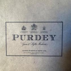 POCHETTE PURDEY & SONS ORIGINAL D'ÉPOQUE