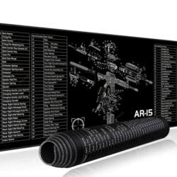 Tapis didactique du fusil d' assaut AR15