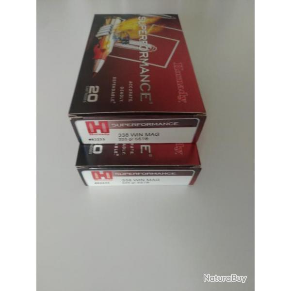 Balle 338 WM hornady