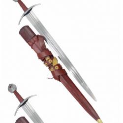 epee medievale forgée  du 13 ème idéal reconstitution