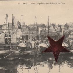 CPA -Marine de Guerre -CAEN " Contre Torpilleurs dans le Bassin de Caen N°205