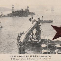 CPA -Marine de Guerre -REVUE NAVAL DE TOULON-Septembre 1911 N°204