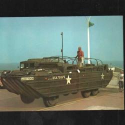 arromanches camion amphibie ou canard , cpm dukw us army