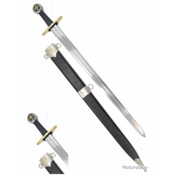 epee medievale forge noir rplique