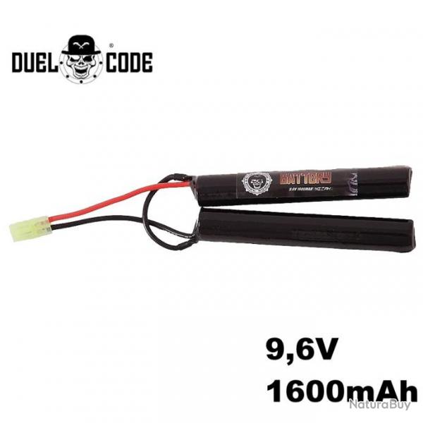 Batterie rechargeable 9.6V NiMH 1600mAh airsoft AEG