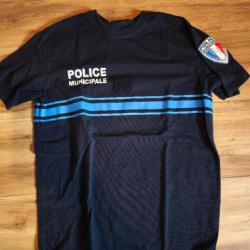 T-shirt police municipale