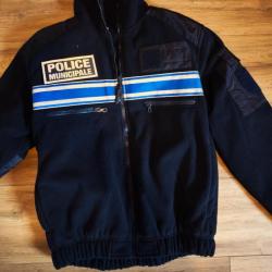 Manteau polaire police municipale