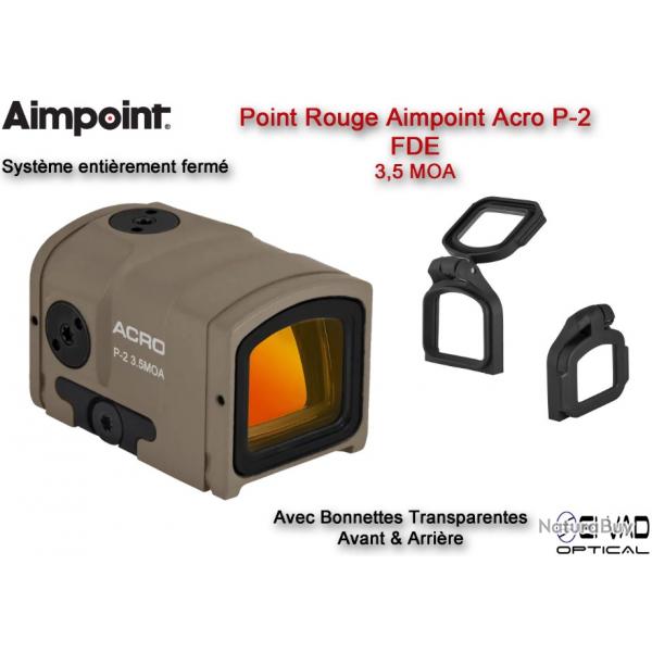 Point Rouge AIMPOINT ACRO P-2 - 3,5 MOA - Couleur FDE