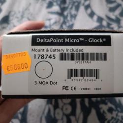 Point rouge LEUPOLD Deltapoint micro 3MOA pour Glock