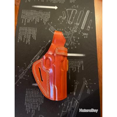 Yaqui Gleitgürtel Holster Für Colt 1911 Commander Gecockt Und Verriegelt 4
