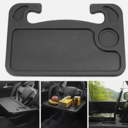 Voiture Table volant Plateau Accessoires auto intérieurs Confort Repas Noir