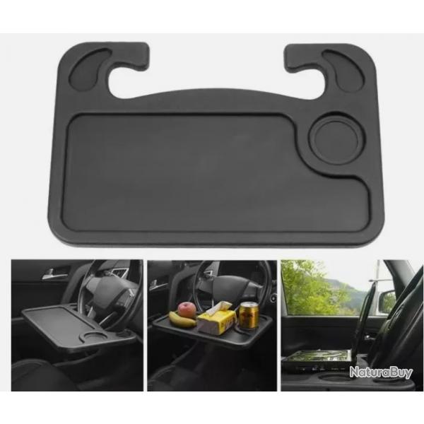 Voiture Table volant Plateau Accessoires auto intrieurs Confort Repas Noir