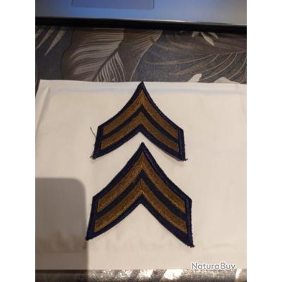 Lot de grades armée us CAPORAL ORIGINAL - Epaulettes - Grades - Galons ...